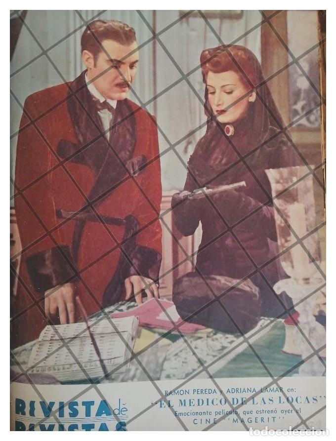 Collezionismo di affissi: PORTADA RETRO PELICULA EL MEDICO DE LAS LOCAS 1944