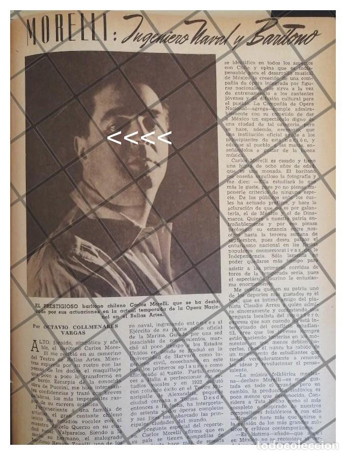 Collezionismo di affissi: AFICHE RETRO TENOR CHILENO. CARLOS MORELLI 1944