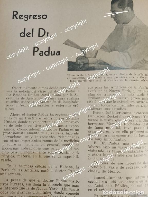 Collezionismo di affissi: AFICHE ANTIGUO. DR. JOSE PADUA 1941 ( COMUNIDAD LIBANESA) /MEDICOS