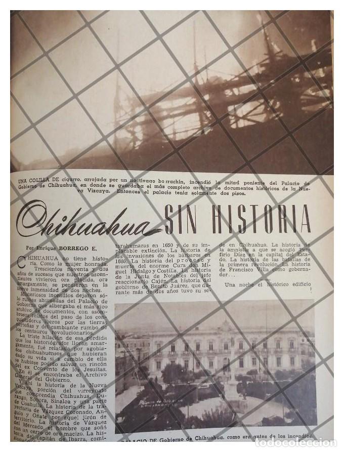 Collezionismo di affissi: AFICHE RETRO INCENDIO DE PALACIO CHIHUAHUA 1944