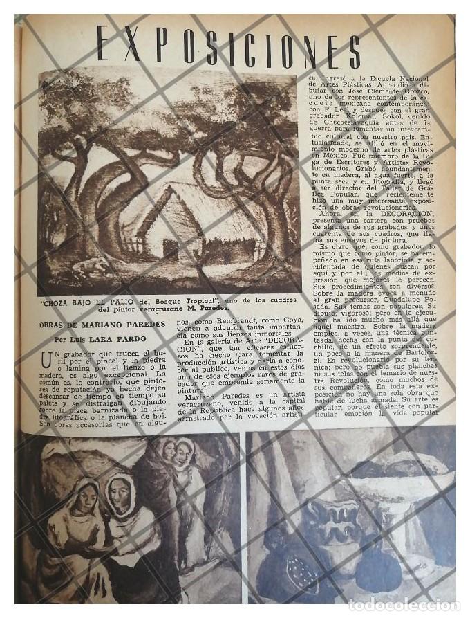 Poster collecting: AFICHE RETRO EXPOSICION PINTOR MARIANO PAREDES 1944