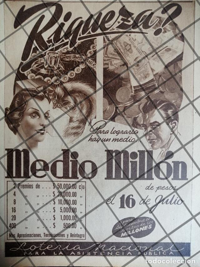 Collectionnisme d'affiches: AFICHE RETRO. LOTERIA NACIONAL1941 /243