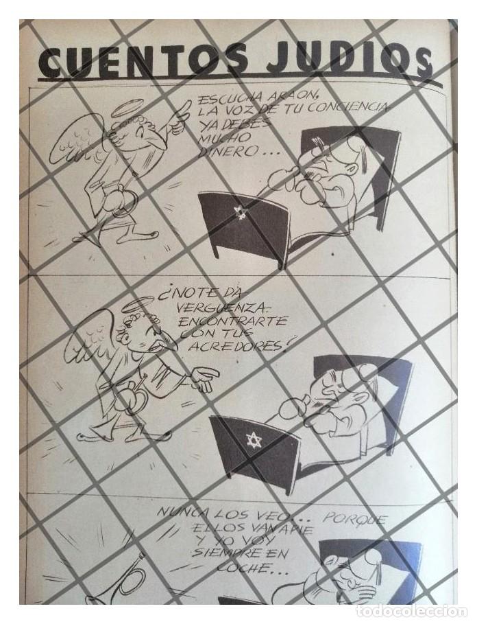 Collezionismo di affissi: TIRA COMICA ANTIGUA CUENTOS JUDIOS 1941 /ANGEL ZAMARRIPA 19