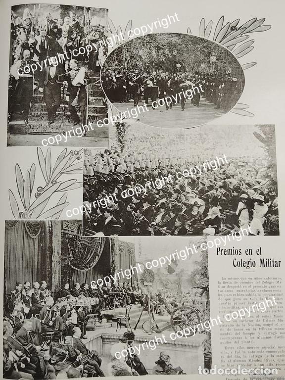 Collezionismo di affissi: AFICHE ANTIGUO 1911 FRANCISCO I MADERO EN EL COLEGIO MILITAR CONDECORACIONES /MILITARIA