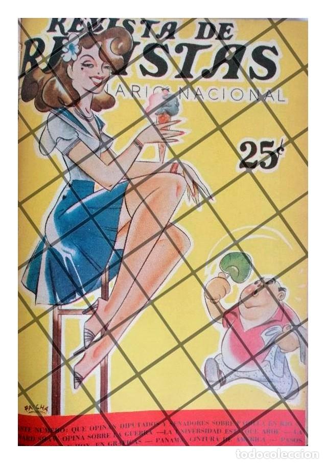 Collezionismo di affissi: PORTADA - CARICATURA ANTIGUA. DE ANGEL ZAMARRIPA 1942