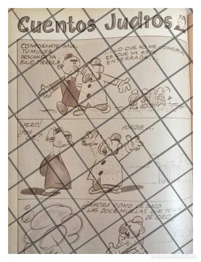 Collezionismo di affissi: TIRA COMICA ANTIGUA CUENTOS JUDIOS 1941 /ANGEL ZAMARRIPA 21