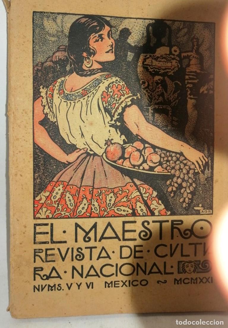 Collezionismo di affissi: EL MAESTRO, REVISTA DE CULTURA NACIONAL 1921, DIBUJOS DE SATURNINO HERRAN