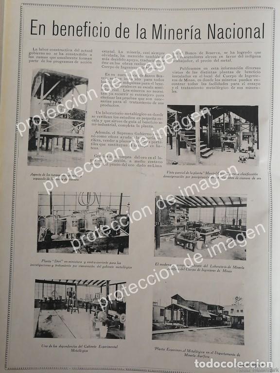 Collezionismo di affissi: AFICHE ANTIGUO DE PERU, INAUGURAN ESCUELA DE MINERIA SANTA BEATRIZ. 1937