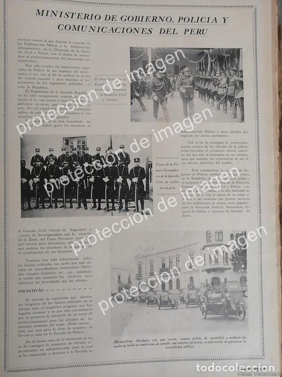 Collezionismo di affissi: AFICHE ANTIGUO DE PERU, MINISTERIO DE POLICIA 1937