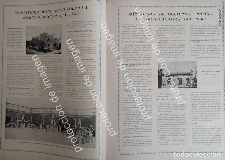 Collezionismo di affissi: AFICHE ANTIGUO DE PERU, MINISTERIO DE POLICIA Y GOBIERNO 1937