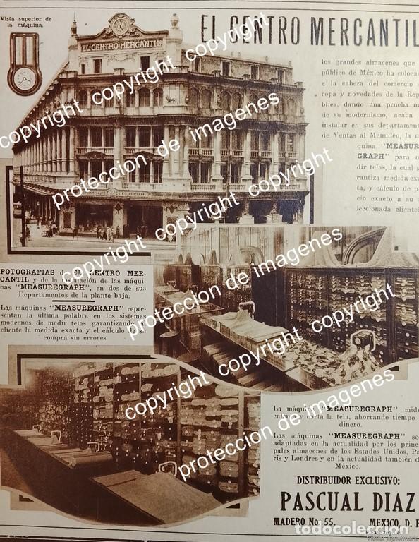 Collezionismo di affissi: AFICHE ANTIGUO. TIENDA EL CENTRO MERCANTIL 1931 Y MAS NOTAS/ TIENDAS