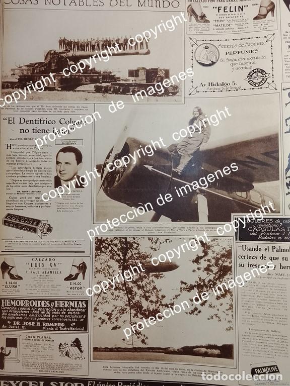 Collezionismo di affissi: AFICHE ANTIGUO. LA AVIADORA RUTH NICHOLS Y MAS NOTAS 1930 /AVIACION /PILOTOS