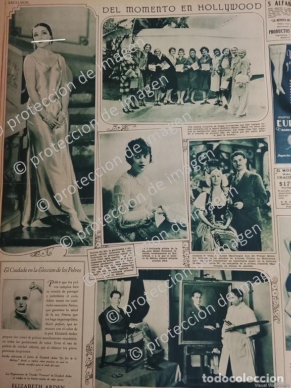 Collezionismo di affissi: AFICHE ANTIGUO, DOLORES DEL RIO, GEZA KENDE Y OTROS 1930 / Artistas Pintores