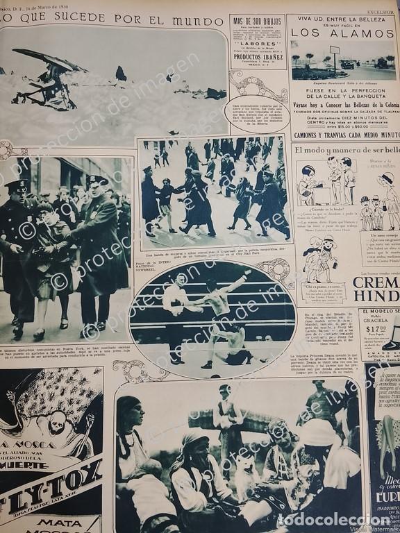 Collezionismo di affissi: CARTEL ANTIGUO. DISTURBIOS CONUNISTAS EN NEW YORK MARZO 1930 /POLITICA