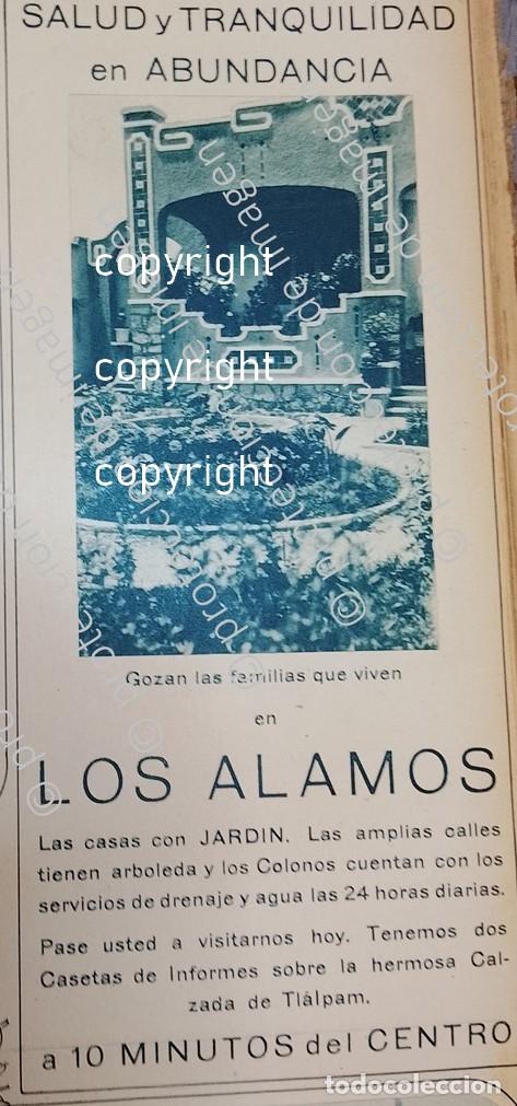 Sammeln von Plakaten: CARTEL ANTIGUO. CONSTRUYEN COLONIA LOS ALAMOS D.F 1930 /BIENES RAICES /4