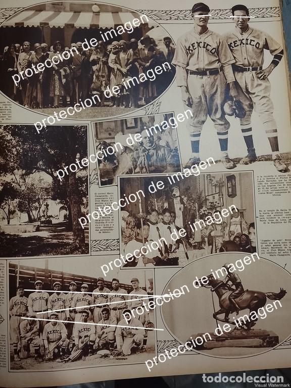 Sammeln von Plakaten: CARTEL ANTIGUO. FERNANDO BARRADAS Y EL CLUB MEXICO DE BASEBALL 1930 ETC /DPTS