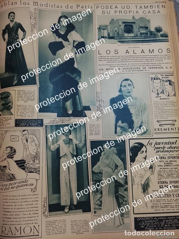 Sammeln von Plakaten: CARTEL ANTIGUO. VESTIDOS DE 1930 CASA DUPOUY MAGNIN / LUCIEN LELONG MODAS ANTIGUAS