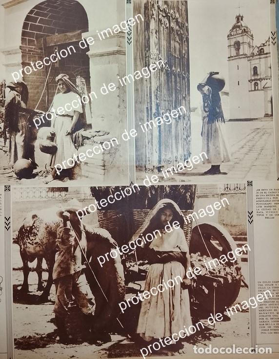 Sammeln von Plakaten: PORTADA. AFICHE ANTIGUO. INDIGENAS Y LUGARES DE OAXACA. DEL FOTOGRAFO. LUIS MARQUEZ 1930