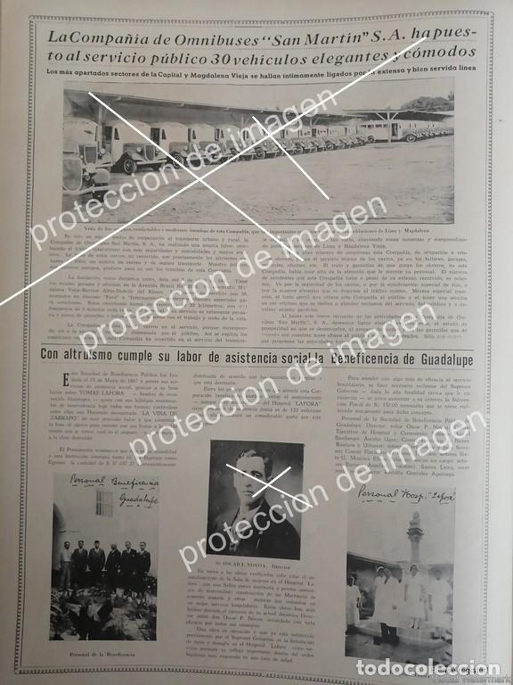 Colecionismo de cartazes: CARTEL ANTIGUO, OSCAR NOVOA Y CIA DE AUTOBUSES SAN MARTIN S.A. LIMA, PERU 1936