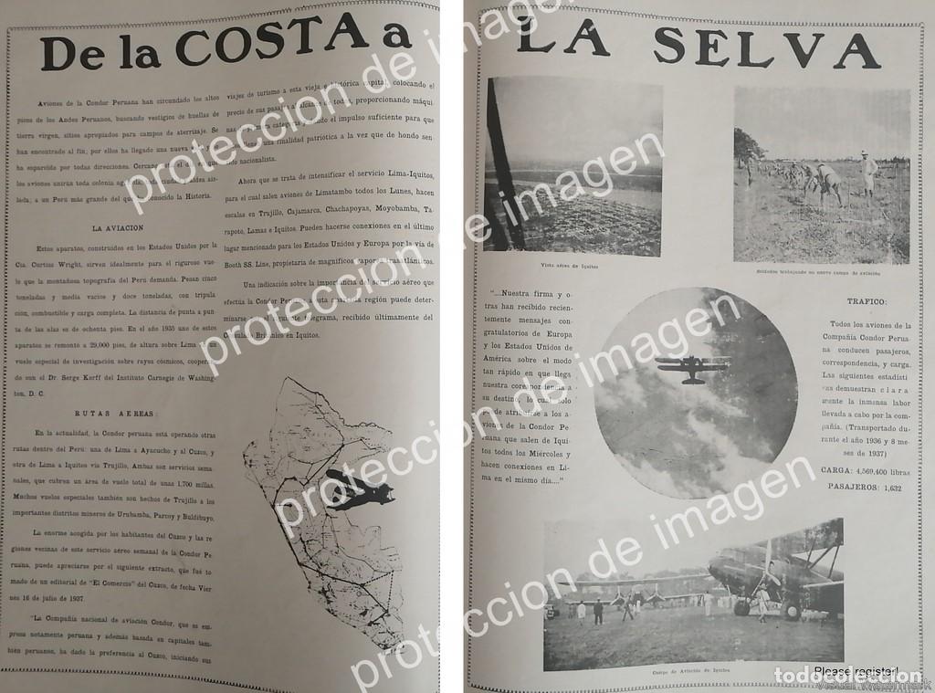 Colecionismo de cartazes: CARTEL ANTIGUO, DEBUTA LA AEROLINEA CONDOR PERUANA 1936 /AVIACION /RARO