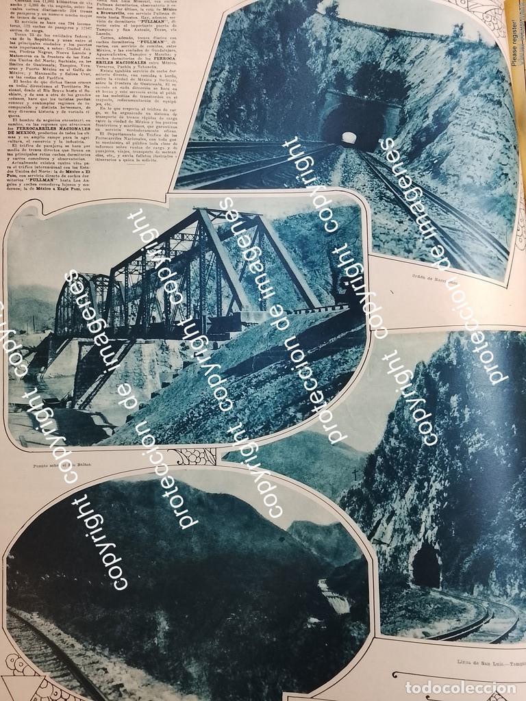 Colecionismo de cartazes: AFICHE ANTIGUO. OBRAS DE FERRICARRILES NACIONALES 1931 VARIOS ESTADOS