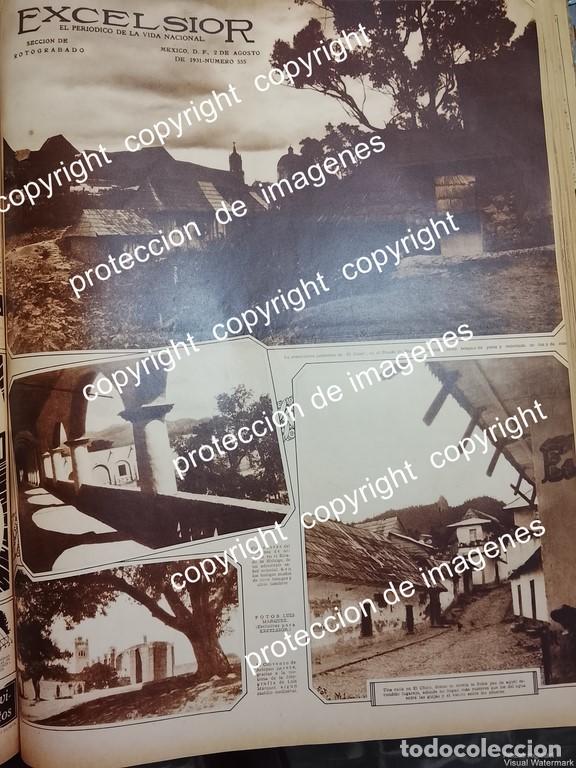 Colecionismo de cartazes: AFICHE ANTIGUO. MINERAL DEL CHICO, HIDALGO, FOTOS DE LUIS MARQUEZ 1931 / LDM