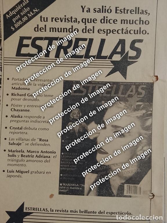 Coleccionismo de carteles: AFICHE PUBLICIDAD RETRO, LANZAMIENTO DE LA REVISTA ESTRELLAS 1987 /EDITORIALES
