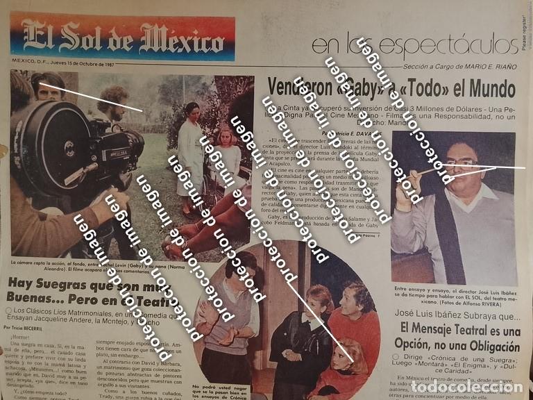 Sammeln von Plakaten: AFICHE RETRO. FILMAN LA PELICULA GABY 1987 Y JOSE LUIS IBA&Ntilde;EZ /CINE