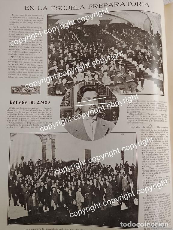 Sammeln von Plakaten: HOJA DE PRENSA ANTIGUA 1911 LA ESCUELA NACIONAL PREPARATORIA. RAFAEL BALDERRAMA /ESCUELAS