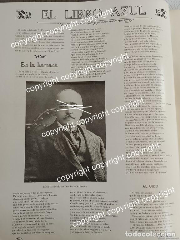 Poster collecting: NOTA DE PRENSA ANTIGUA 1911 ADALBERTO A. ESTEVA PRESENTA LIBRO /ESCRITORES