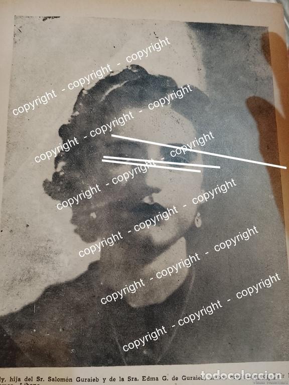 Collectionnisme d'affiches: HOJA DE PRENSA ANTIGUA 1941 LILY GURAIEB /ASM