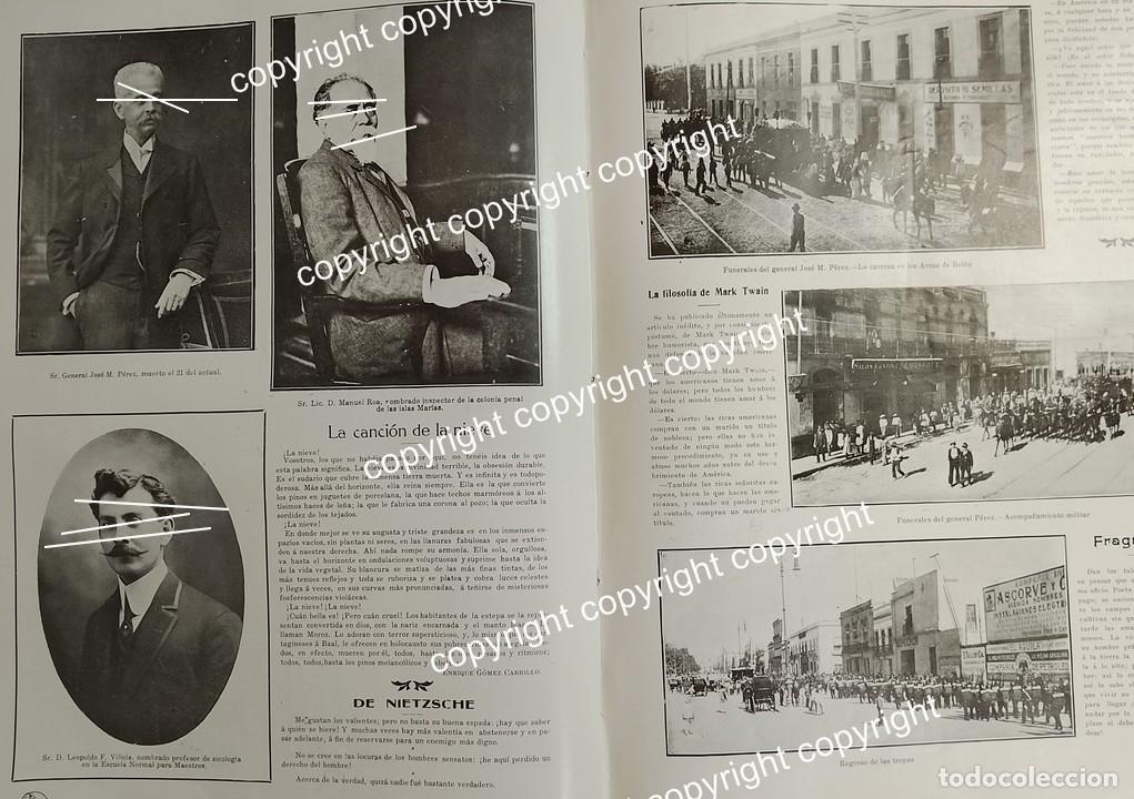 Collectionnisme d'affiches: HOJA DE PRENSA ANTIGUA 1911 FUNERALES DEL GENERAL. JOSE M. PEREZ (PEPE PEREZ) MILITARES