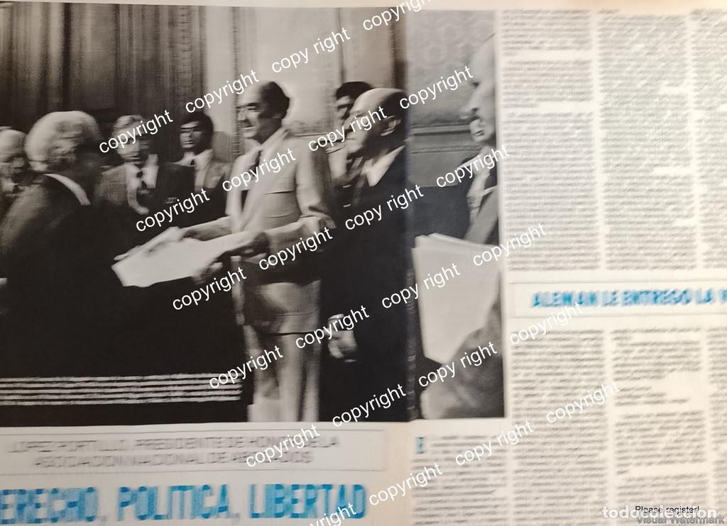 Collectionnisme d'affiches: AFICHE RETRO. LOPEZ PORTILLO EN LA ASOCIACION NACIONAL DE ABOGADOS 1977 /POLTICOS