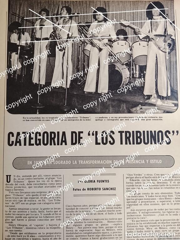 Collectionnisme d'affiches: AFICHE RETRO. EL GRUPO MUSICAL. LOS TRIBUNOS 1977 /MUSICOS UNAM