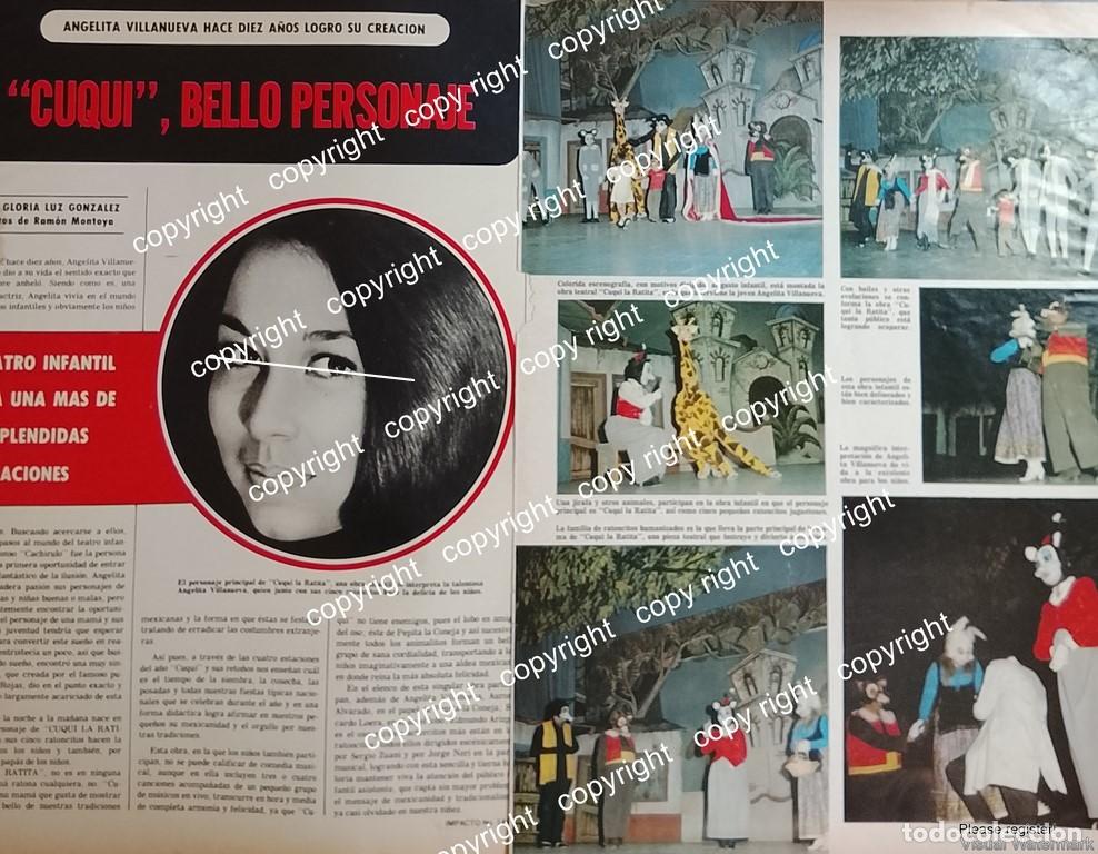 Collectionnisme d'affiches: AFICHE RETRO. FENOMENO DE LA OBRA DE TEATRO. CUQUI LA RATITA 1970s /ANGELA VILLANUEVA