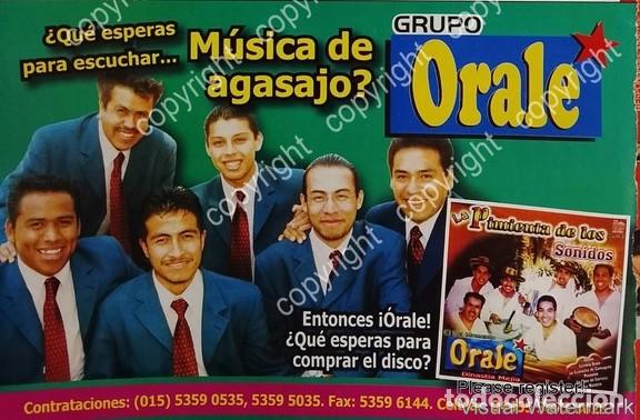Poster collecting: HOJA DE PUBLICIDAD RETRO. GRUPO ORALE 2005