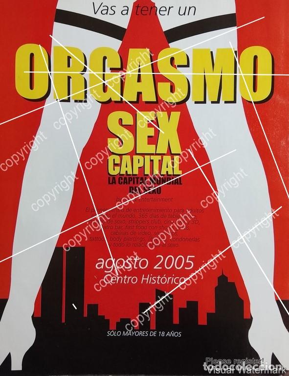 Poster collecting: AFICHE PUBLICIDAD VINTAGE. INAUGURAN CENTRO COMERCIAL SEX CAPITAL 2005 /raro