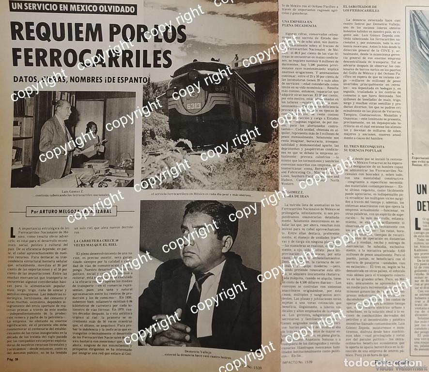 Poster collecting: AFICHE RETRO. DEMETRIO VALLEJO Y LA CRISIS DE FERROCARRILES MEXICANOS. 1977 /POLITICOS