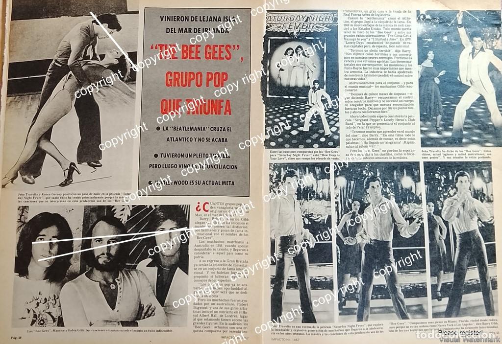 Poster collecting: AFICHE RETRO. LOS BEE GEES TRIUNFAN 1979 /CANTANTES ARTISTAS