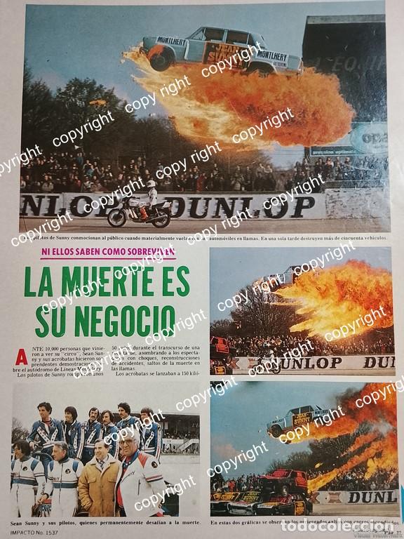 Poster collecting: AFICHE RETRO. EL CIRCO DE SEAN SUNNY 1979 AUTO ACROBATAS /RARO