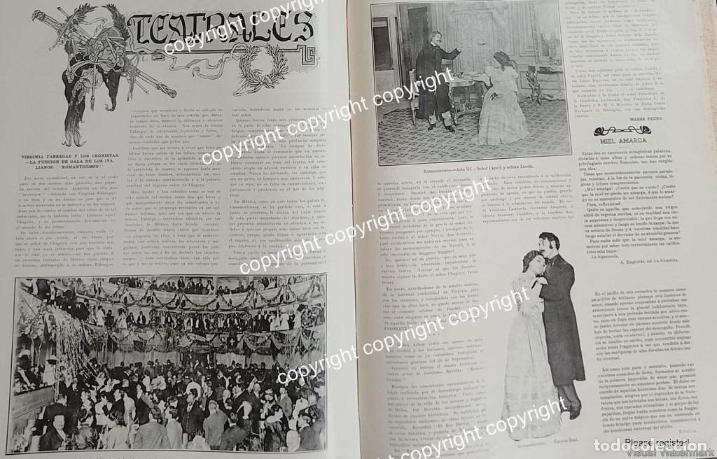 Poster collecting: HOJA PRENSA ANTIGUA 1911 FUNCION EN EL TEATRO ARBEU. VIRGINIA FABREGAS /TEATROS