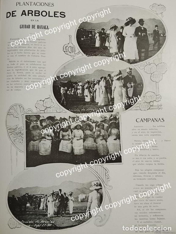 Poster collecting: HOJA PRENSA ANTIGUA 1911 LA COLONIA NUEVA, OAXACA /LDM