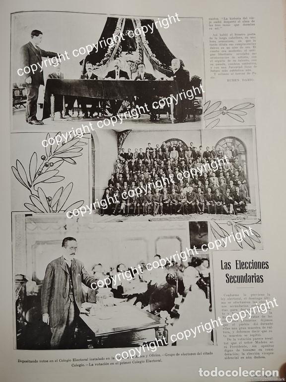 Poster collecting: AFICHE ANTIGUO 1911 ELECCIONES PRESIDENCIALES. ESCUELA DE ARTES Y OFICIOS. /POLITICA