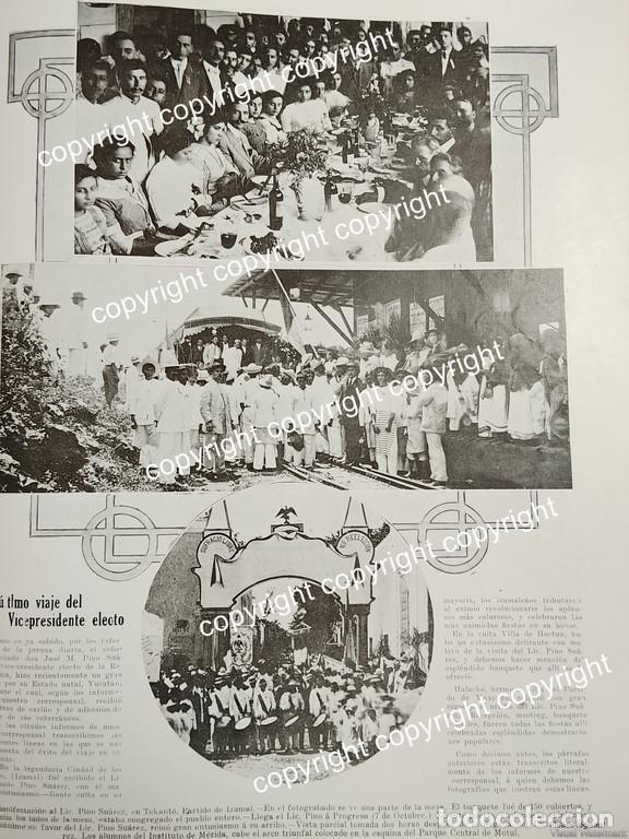 Poster collecting: AFICHE ANTIGUO 1911 JOSE PINO SUAREZ EN YUCATAN /POLITICOS / LDM