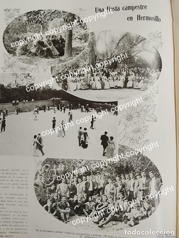 Collectionnisme d'affiches: AFICHE ANTIGUO 1911 FIESTA EN LA QUINTA DEL MOLINO DE LUZ, HERMOSILLO SONORA. / LDM