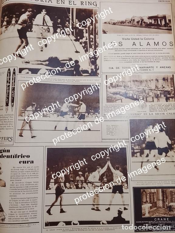 Coleccionismo de carteles: AFICHE ANTIGUO. YOUNG STRILING Vs MAX SCHEMELING, BOX /Boxeadores - Foto 1