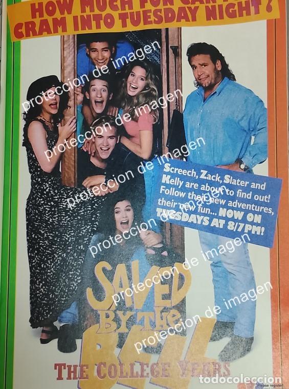 Collectionnisme d'affiches: CARTEL PUBLICITARIO RETRO. SERIE DE TV SALVADOS POR LA CAMPANA 1993