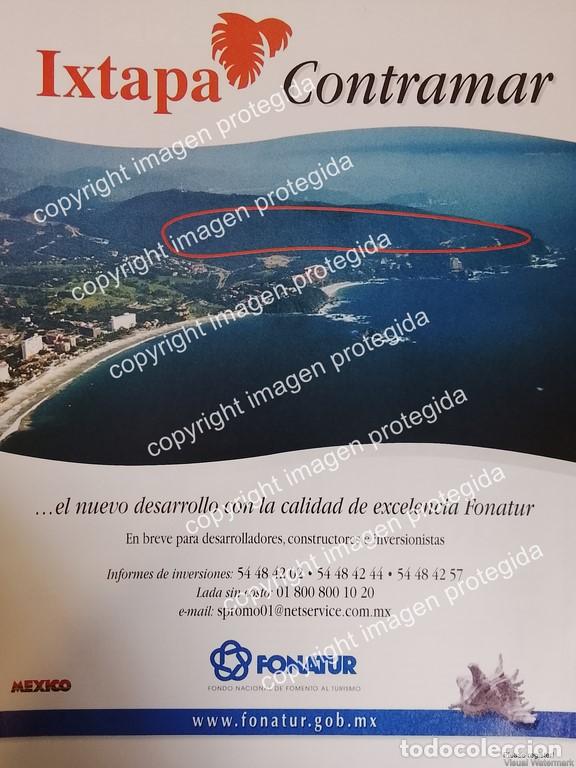 Coleccionismo de carteles: AFICHE PUBLICITARIO RETRO. TURISMO FONATUR. VISITE IXTAPA 2000