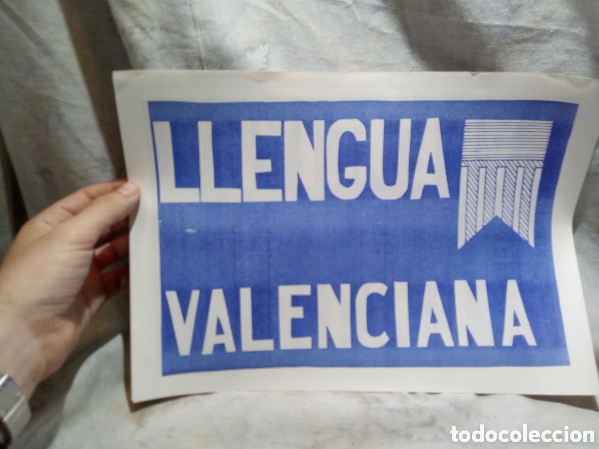 Coleccionismo de carteles: CARTEL LLENGUA VALENCIANA