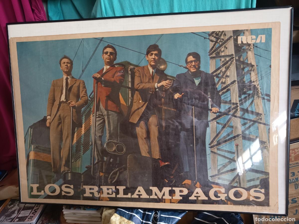 Coleccionismo de carteles: CARTEL ORIGINAL DE LOS RELAMPAGOS 1969